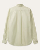 men's button down shirt green back 